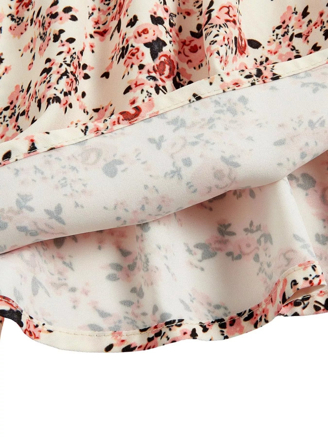 Hazel Blues® | Floral Print Tie Strap Mini Dress