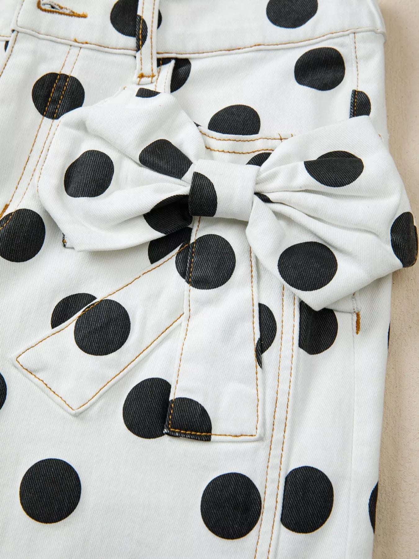Hazel Blues® | Polka Dot High-Waisted Jeans