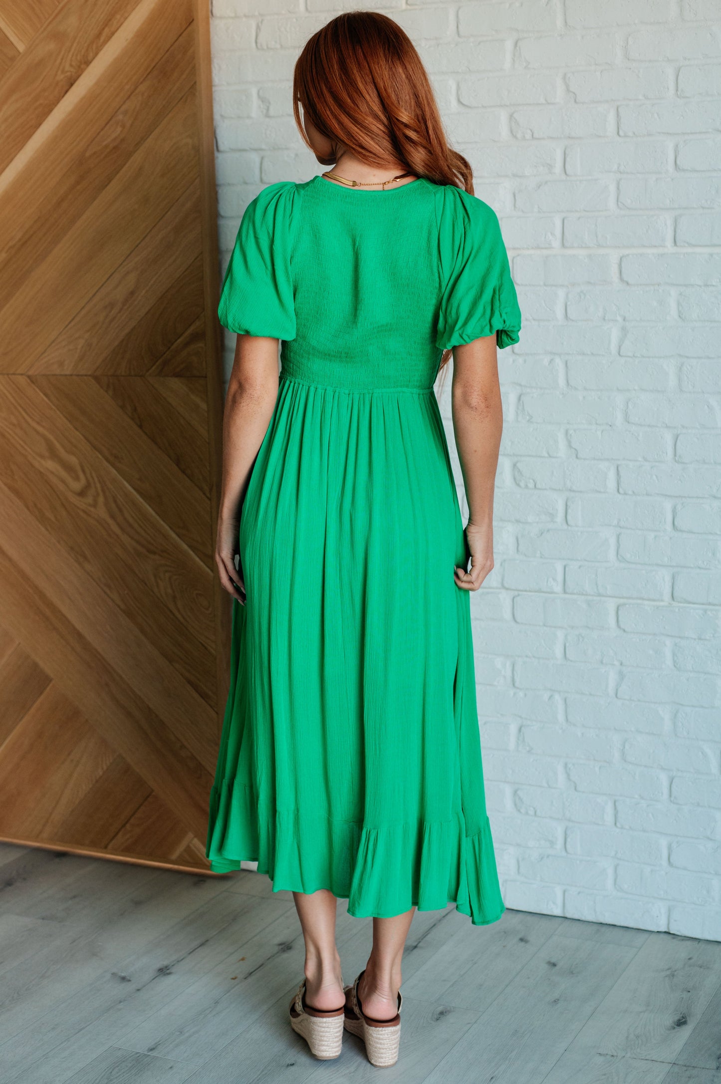 Hazel Blues® | Catch a Cloud and Pin it Down Smocked Bodice Dress