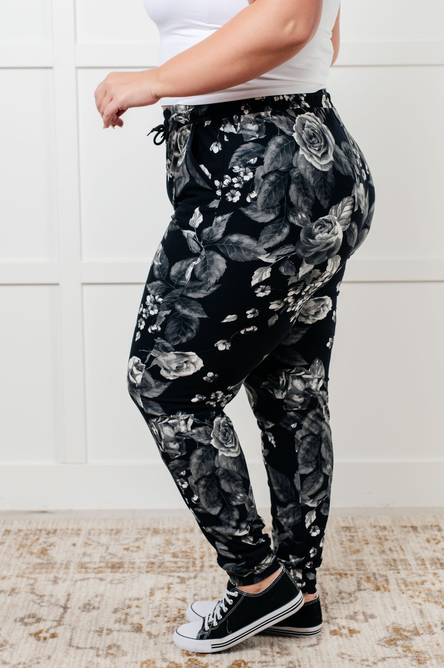 Hazel Blues® | Your New Favorite Joggers in Rose Print