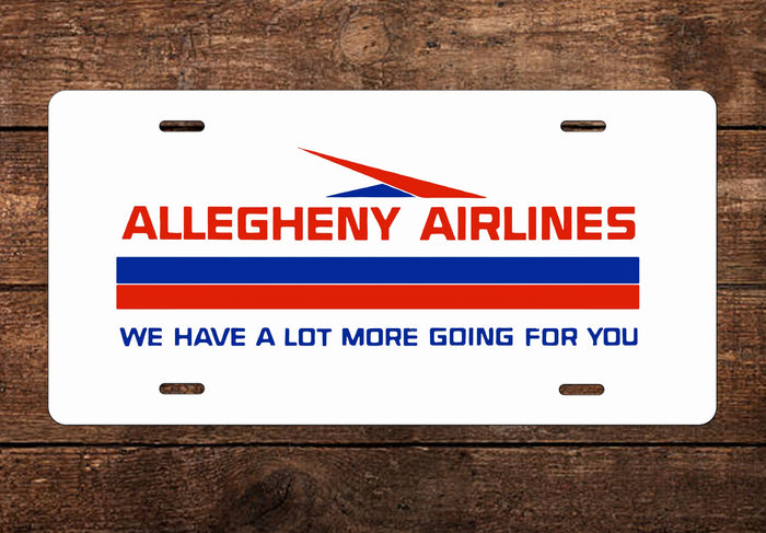 Allegheny Airlines License Plate