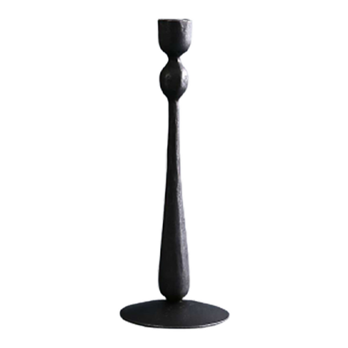 BLACKTHORNE FORGE BALL TAPER CANDLEHOLDER - 12"