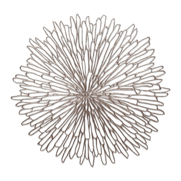 BLOOM PLACEMAT IN GUNMETAL