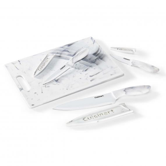 Cuisinart Advantage 7 Piece Ceramic Coated Knife Set and Cutting Board