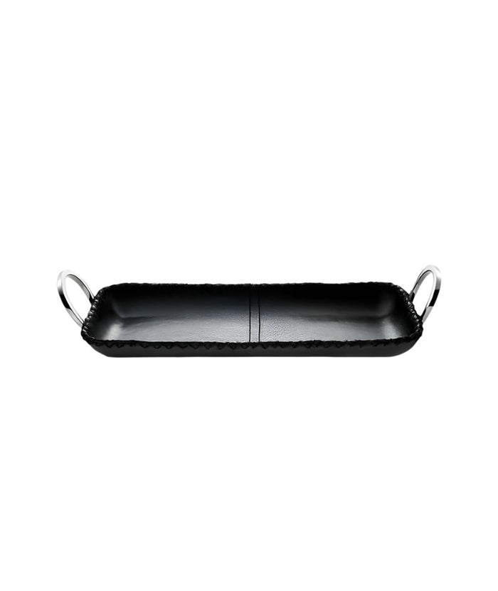 DURANGO LEATHER TRAY IN BLACK