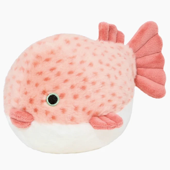 Fluff & Tuff Dottie Puffer Fish – Ultra-Durable Plush Dog Toy - Dog.Dog.Cat.