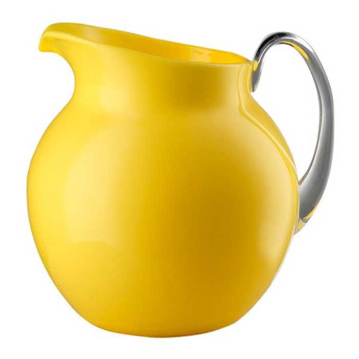 PALLA GLAZED PITCHER IN YELLOW