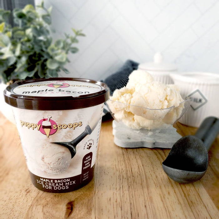 Puppy Cake Scoops Ice Cream Mix Maple Bacon - Dog.Dog.Cat.