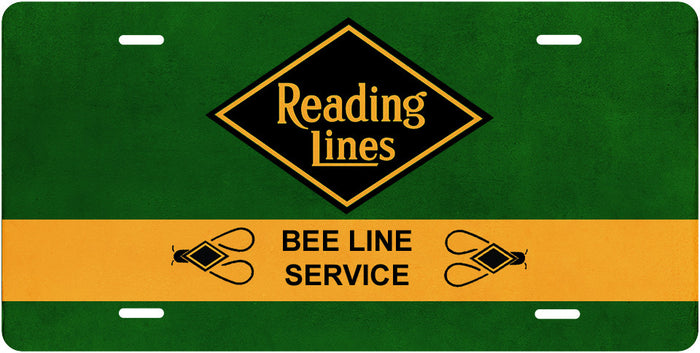 Reading Lines - Bee Line Service - License Plate