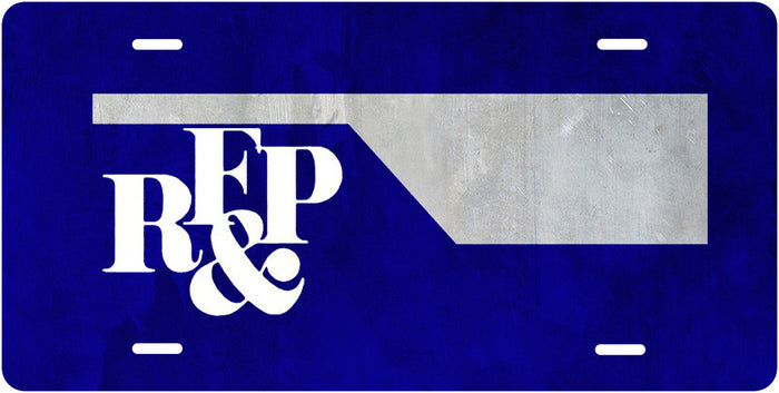 Richmond, Fredericksburg & Potomac (RF&P) RR License Plate