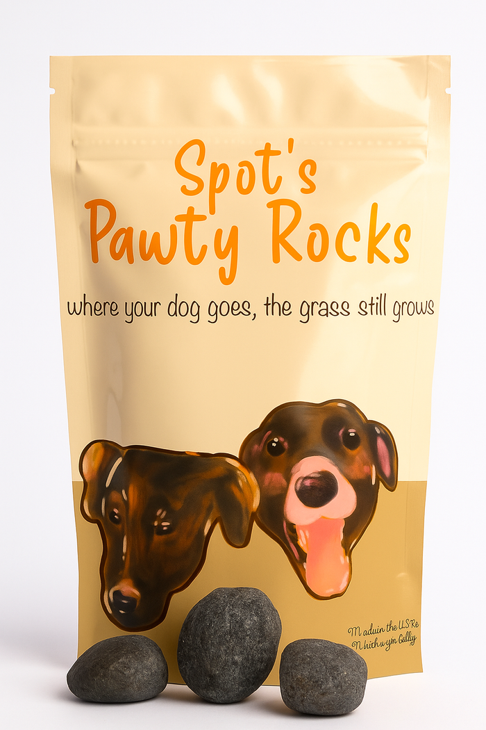 Spots Pawty Rocks — Natural Lawn Spot Preventer for Dogs