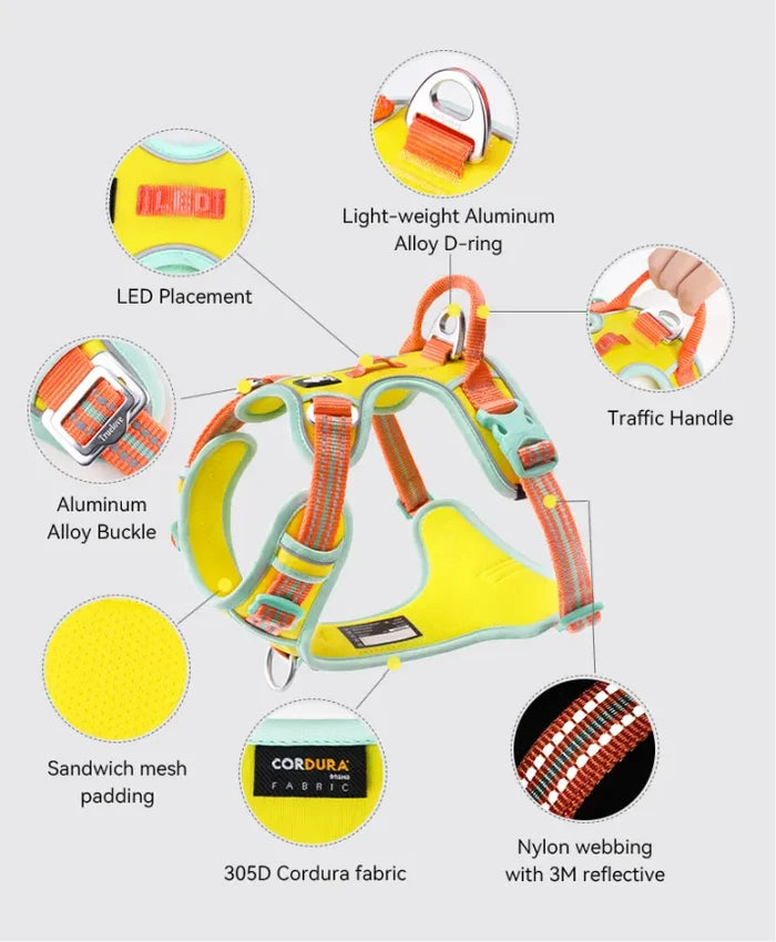 TrueLove Front Line Premium Cordura No-Pull Dog Harness | TLH5657