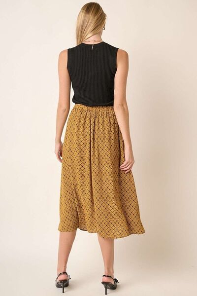 Hazel Blues® |  Mittoshop Printed Midi Skirt