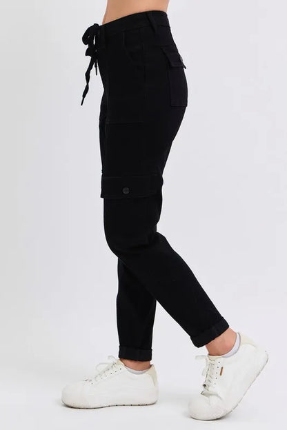 Hazel Blues® | Judy Blue High Waist Cargo Cuffed Jogger