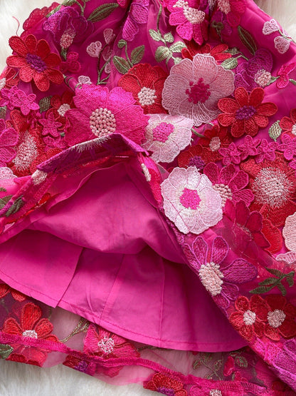 Hazel Blues® |  Floral Tie Waist Mini Dress