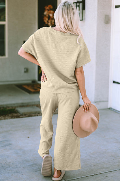 Hazel Blues® |  Short Sleeve Top and Pants Set