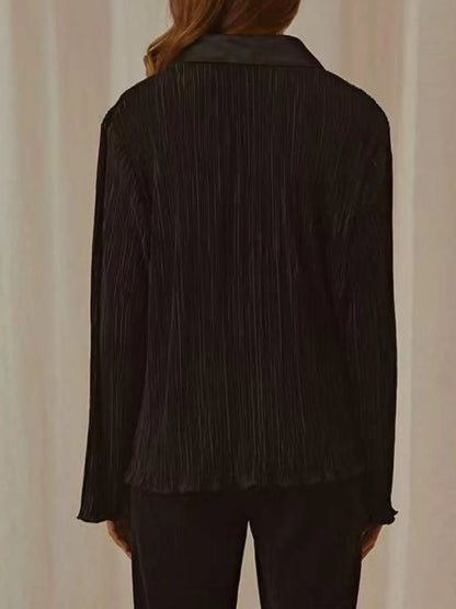 Hazel Blues® |  Button Up Long Sleeve Top and Pants Set