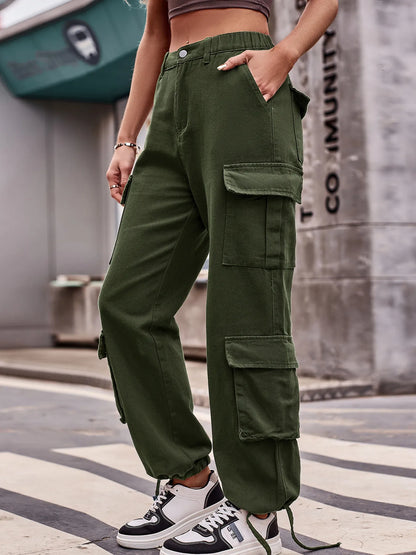 Hazel Blues® |  Casual Wide Leg Cargo Jeans