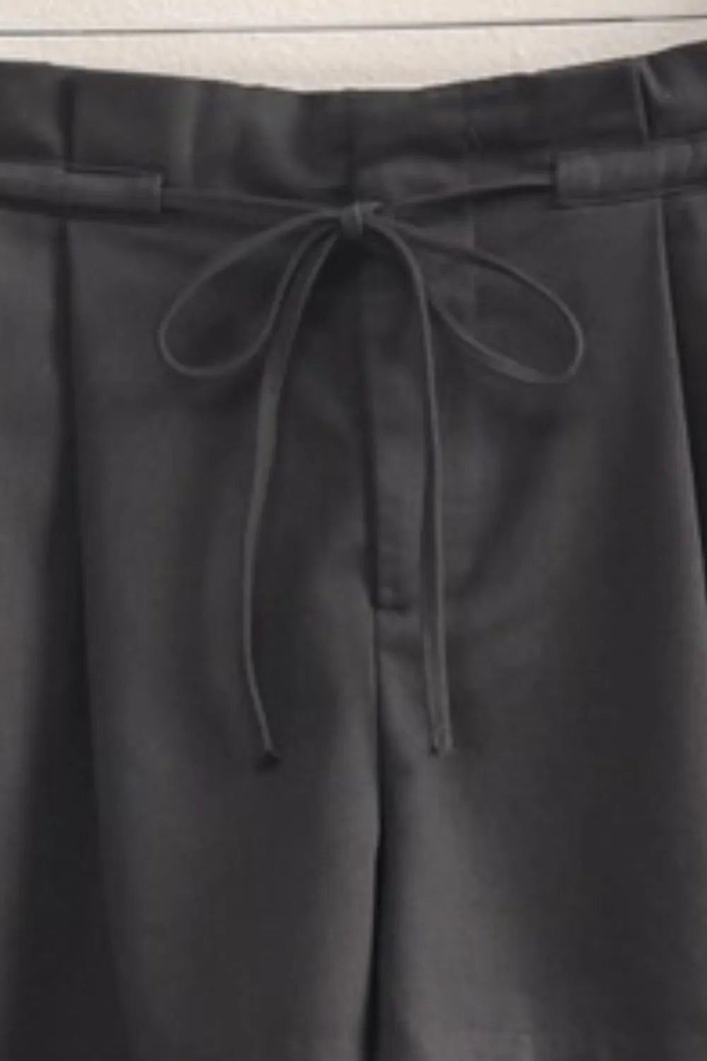 Hazel Blues® |  HYFVE High-Waisted Washed Twill Paperbag Shorts