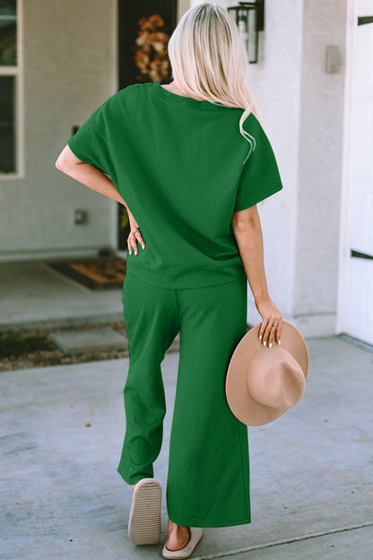 Hazel Blues® |  Short Sleeve Top and Pants Set