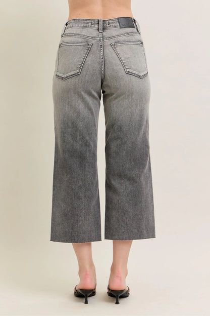 Hazel Blues® | Judy Blue Wide Leg Capris Jeans