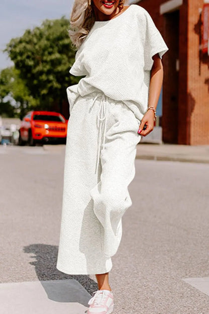 Hazel Blues® |  Short Sleeve Top and Pants Set