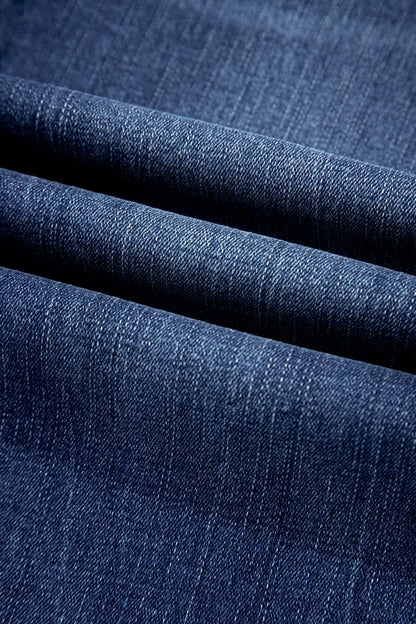 Hazel Blues® |  Mineral Wash Raw Hem High Waist Flared Jeans