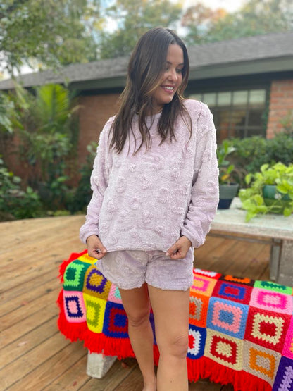 Hazel Blues® |  PREORDER: Love To Love You Pajama Short Set in Two Colors