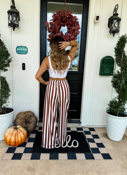 Hazel Blues® |  VERTICAL VIBES STRIPE PANTS