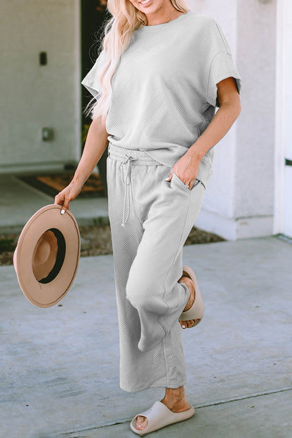 Hazel Blues® |  Short Sleeve Top and Pants Set