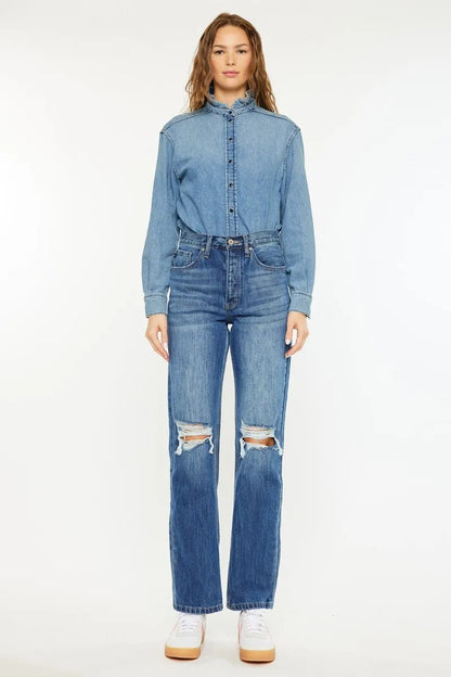 Hazel Blues® |  Kancan Ultra High Rise 90's Boyfriend Jeans