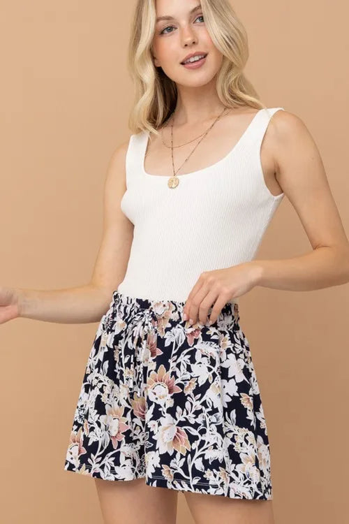 Hazel Blues® |  And The Why Wrinkle-free Stretchy Cooling Fabric Shorts