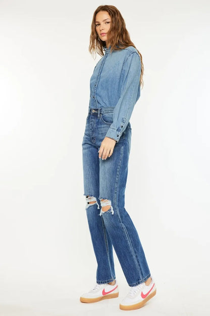 Hazel Blues® |  Kancan Ultra High Rise 90's Boyfriend Jeans