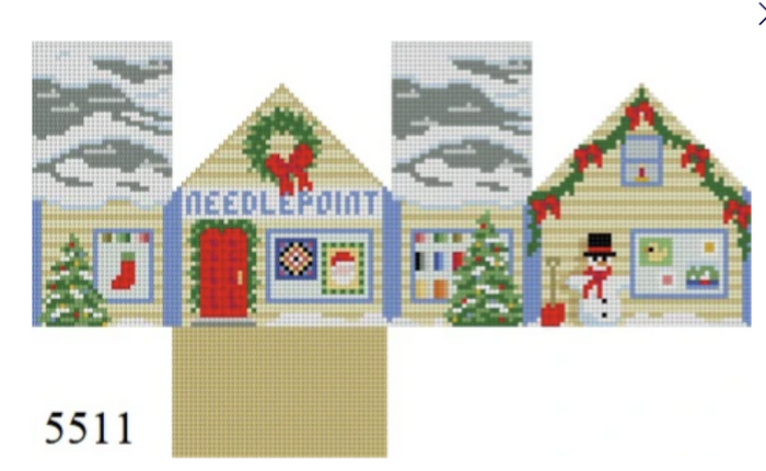 3D House- Needlepoint
