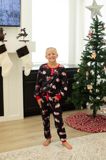 Hazel Blues® |  PREORDER: Matching Christmas Pajamas in Plaid Truck