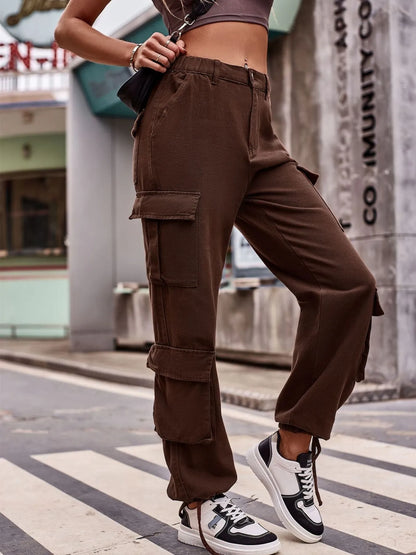 Hazel Blues® |  Casual Wide Leg Cargo Jeans