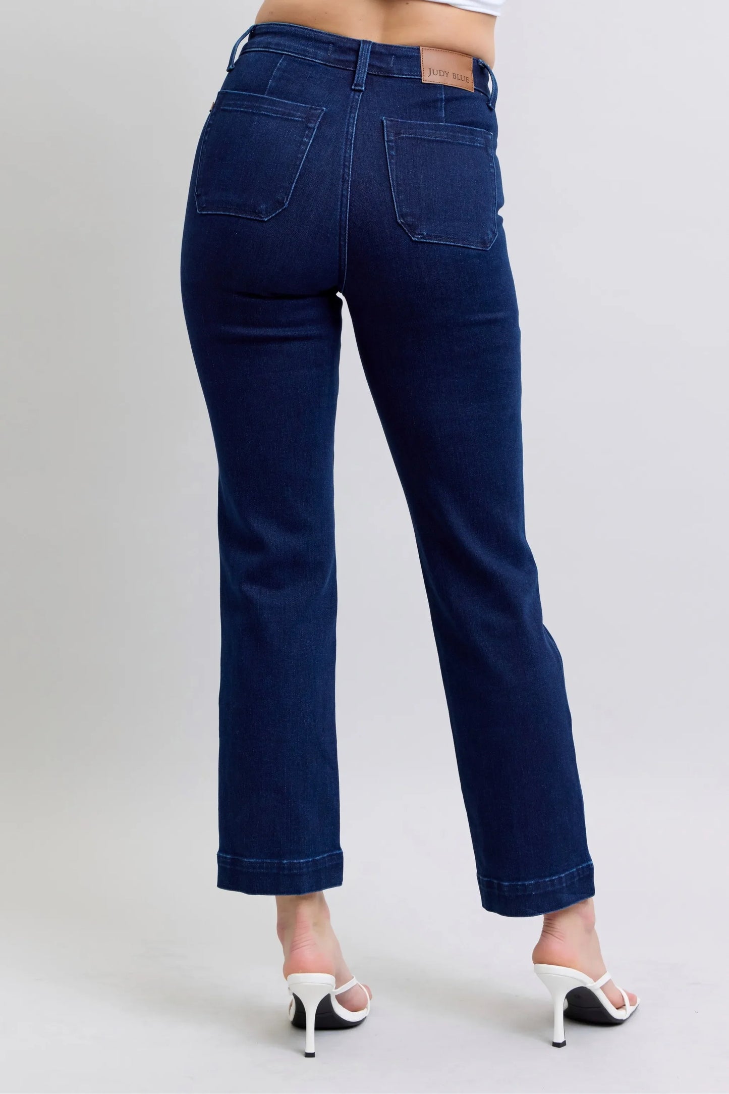 Hazel Blues® | Judy Blue Hw Work Wear Knee Patch Straight Jeans