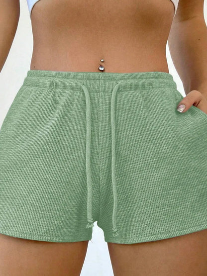 Hazel Blues® |  Drawstring Shorts with Pockets