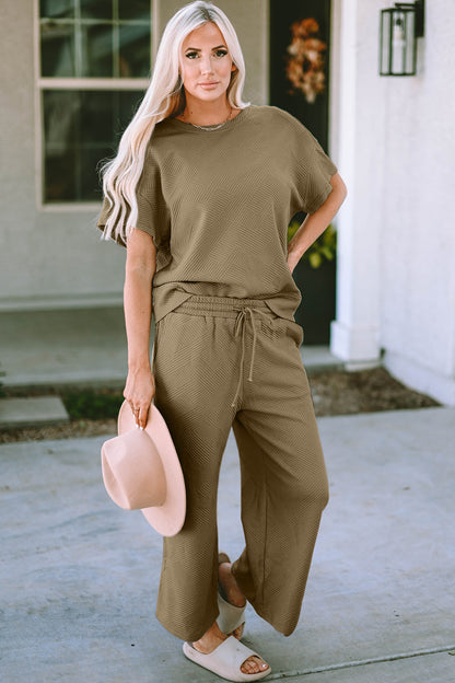 Hazel Blues® |  Short Sleeve Top and Pants Set