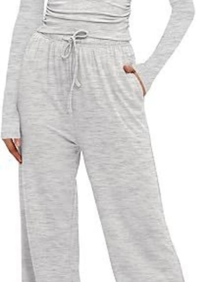 Hazel Blues® |  Round Neck Long Sleeve Top and Pants Set