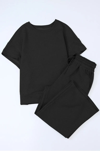 Hazel Blues® |  Short Sleeve Top and Pants Set