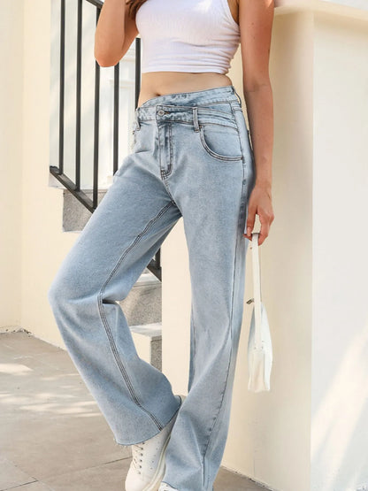 Hazel Blues® |  Wide Leg Jeans