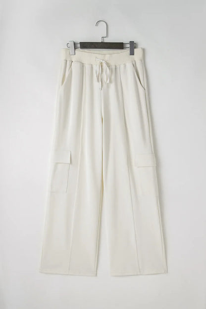 Hazel Blues® |  Drawstring High Waist Pants with Pockets