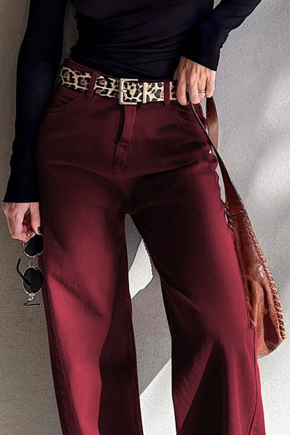 Hazel Blues® |  Wide Leg High Waist Fashion Jeans