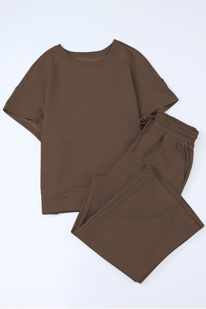 Hazel Blues® |  Short Sleeve Top and Pants Set