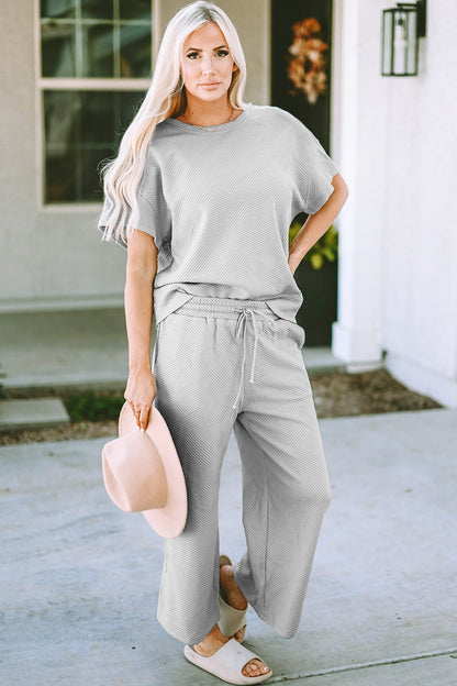 Hazel Blues® |  Short Sleeve Top and Pants Set