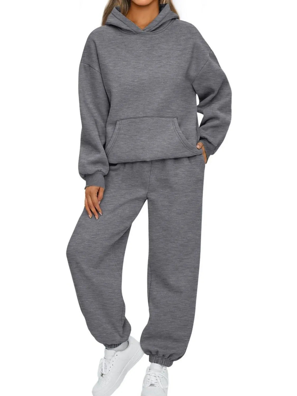 Hazel Blues® | Kangaroo Pocket Hoodie and Joggers Set
