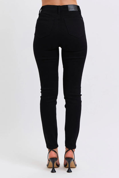 Hazel Blues® | Judy Blue HW Faux Leather Skinny Pants