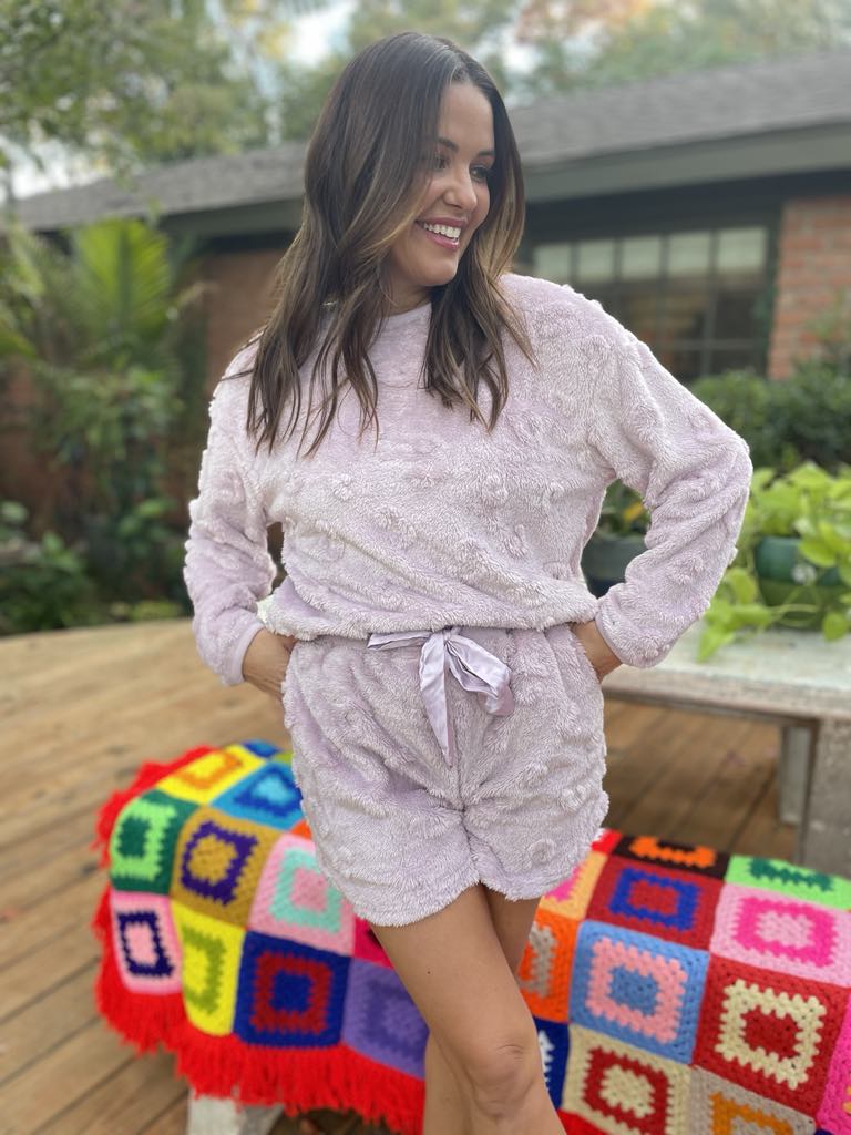 Hazel Blues® |  PREORDER: Love To Love You Pajama Short Set in Two Colors