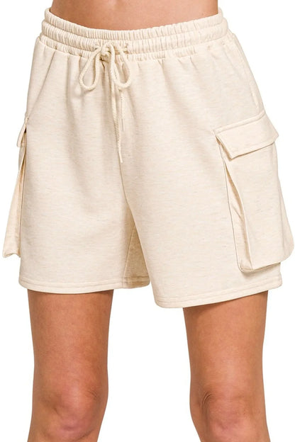 Hazel Blues® |  Zenana Scuba Thigh Pocket Shorts